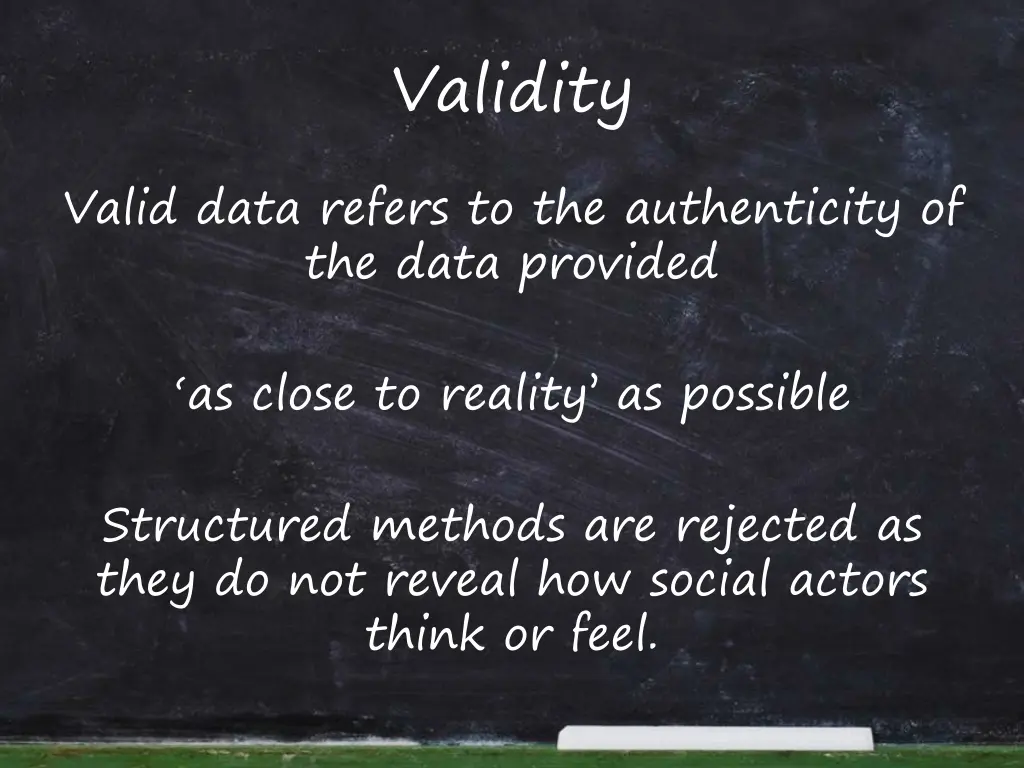 validity