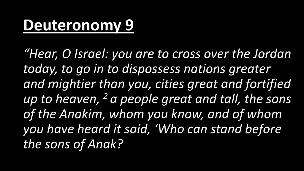 deuteronomy 9