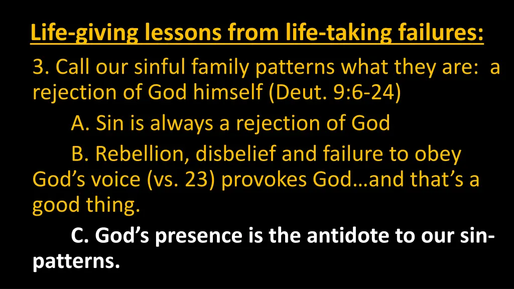 life giving lessons from life taking failures 11
