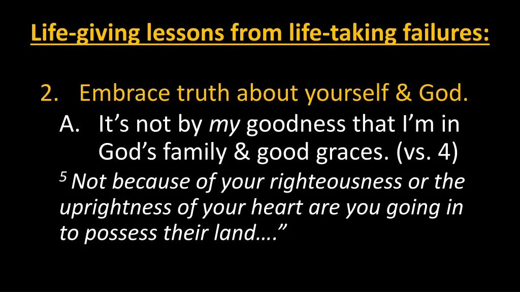 life giving lessons from life taking failures 5