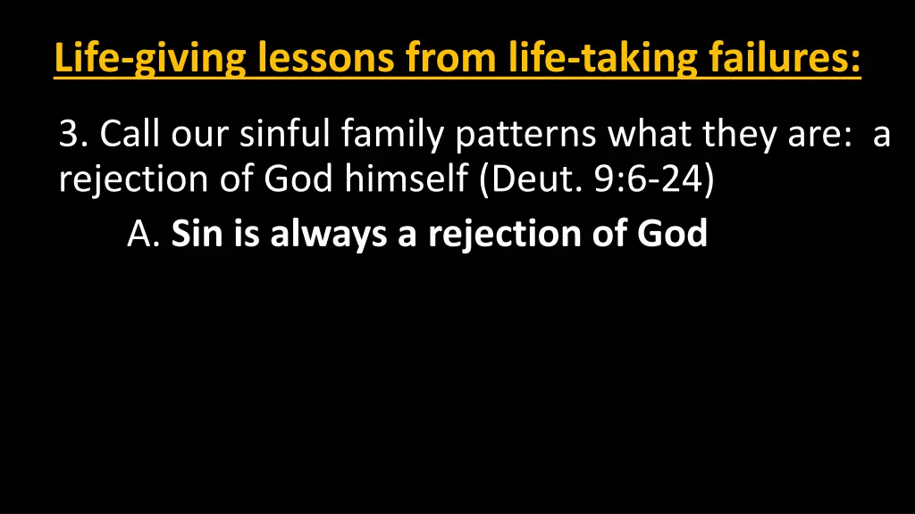 life giving lessons from life taking failures 9