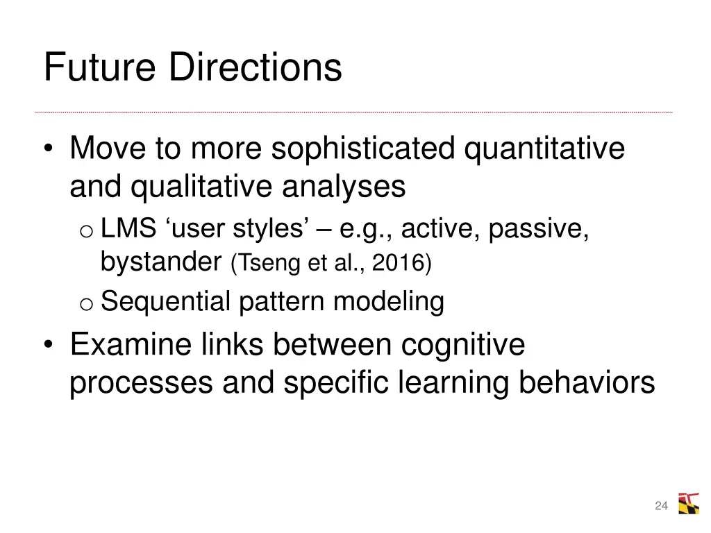 future directions