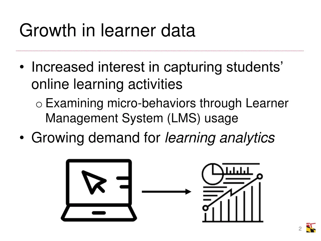 growth in learner data