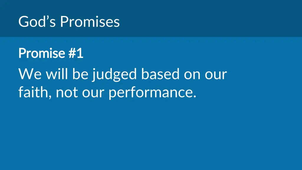 god s promises
