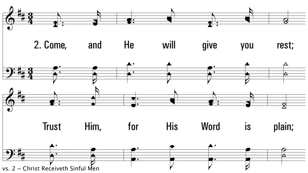 vs 2 christ receiveth sinful men
