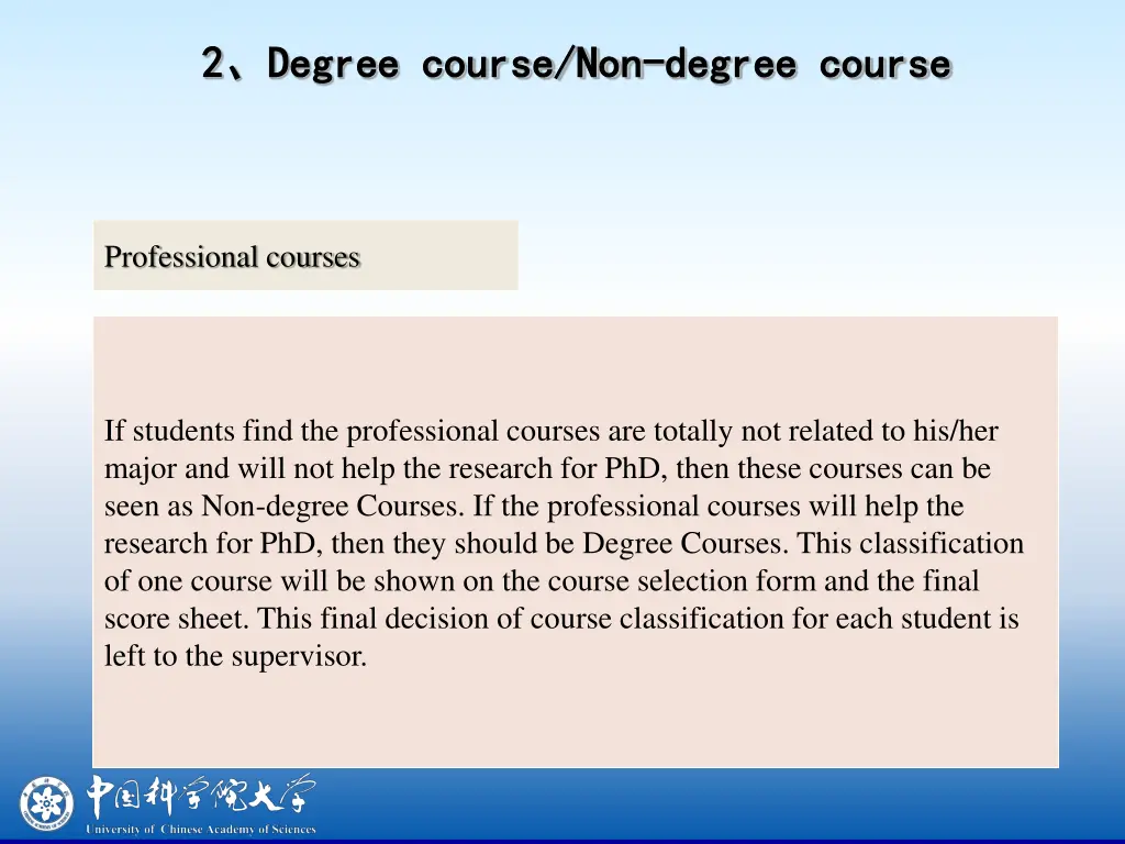 2 2 degree course non degree course non degree 3