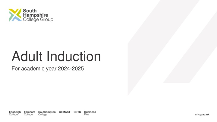 adult induction for academic year 2024 2025