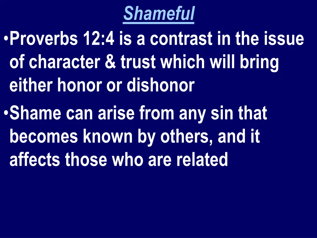 shameful 1