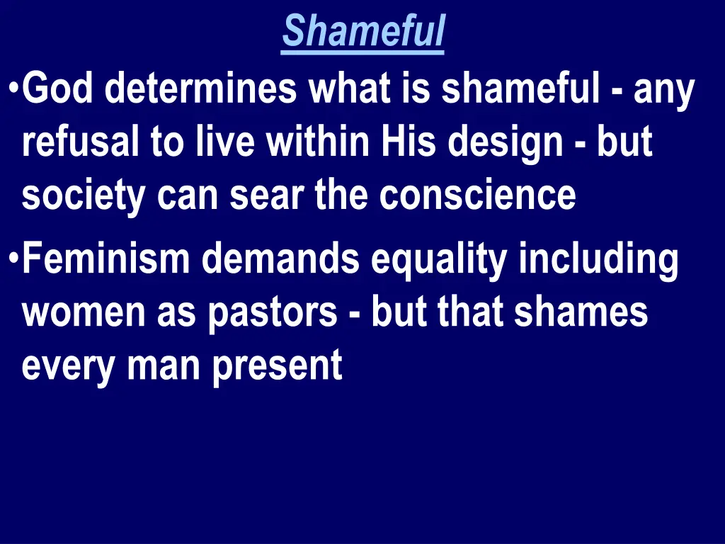 shameful 2