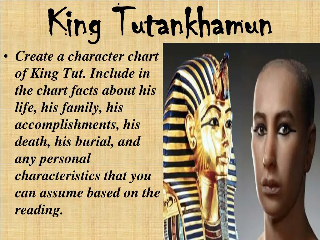 king tutankhamun king tutankhamun create
