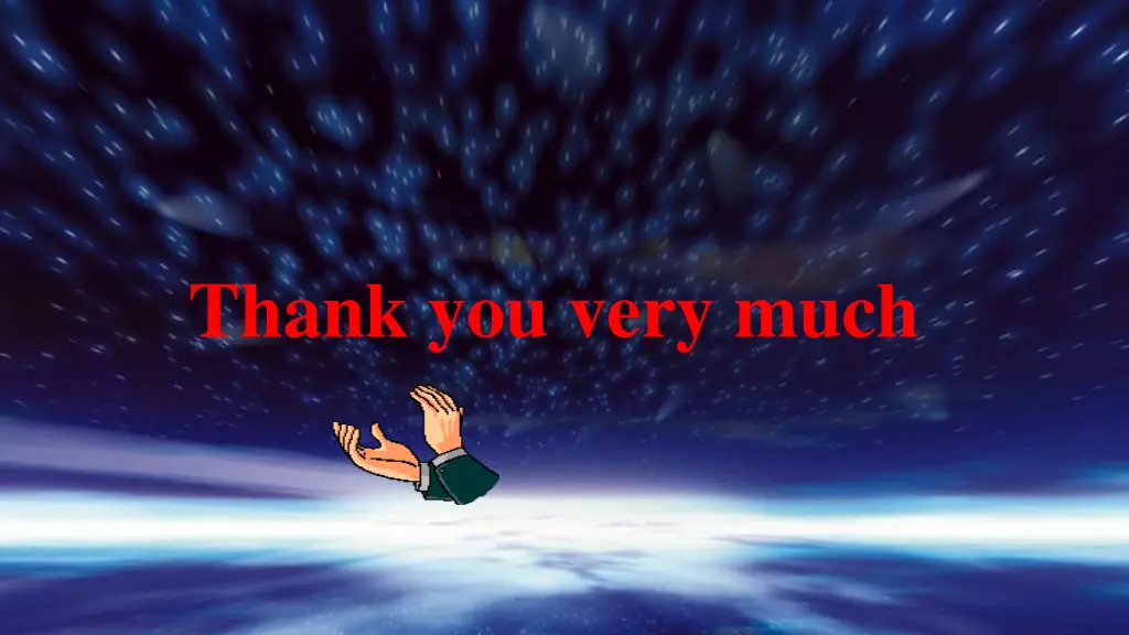 thank you very much