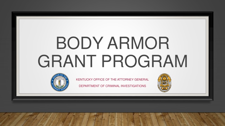 body armor grant program