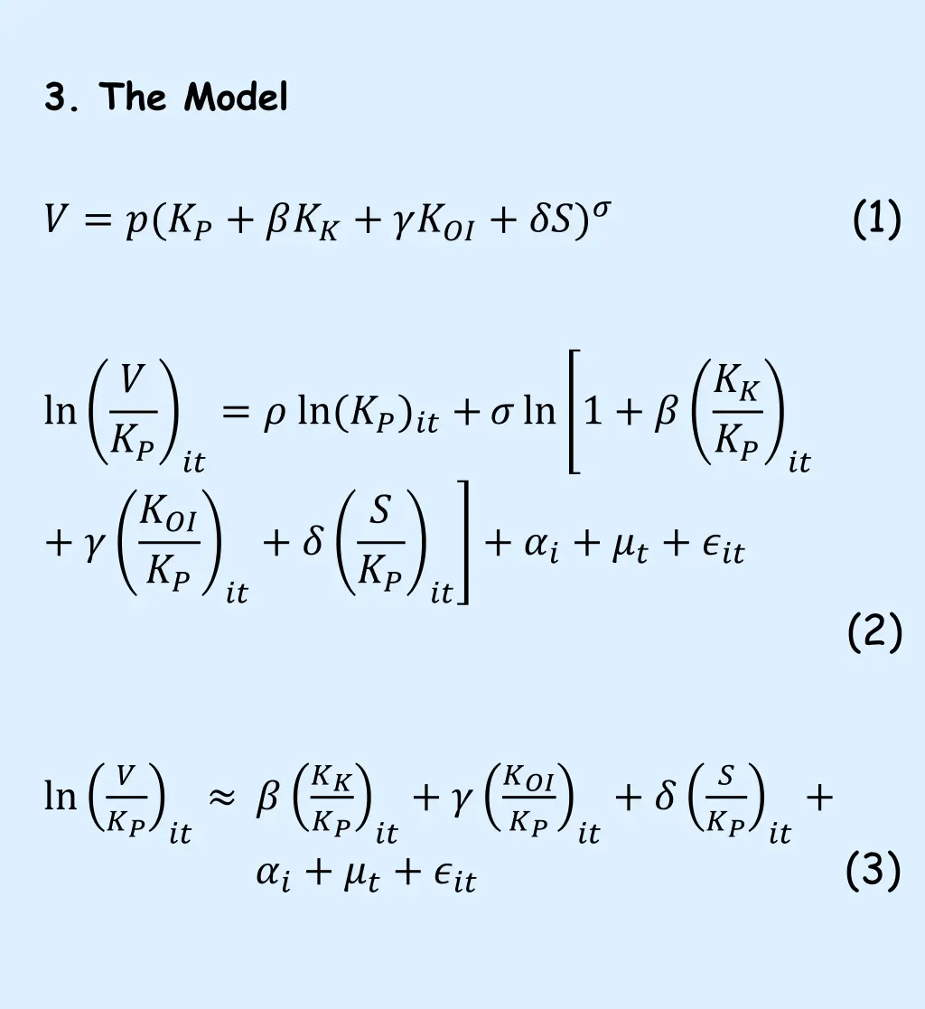 3 the model