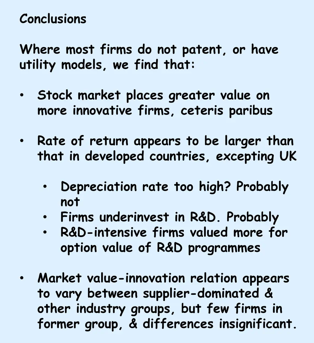conclusions