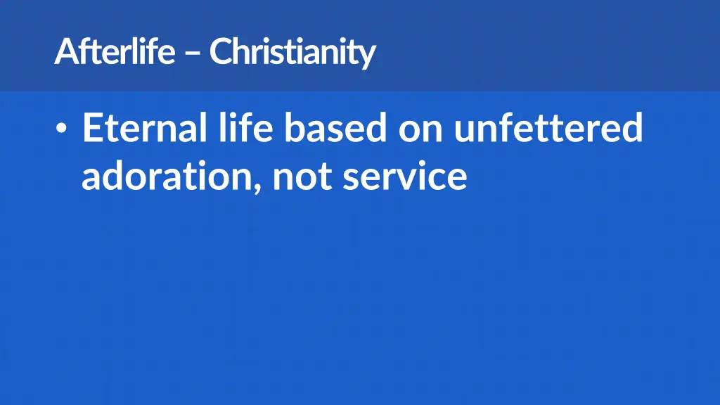 afterlife christianity 1