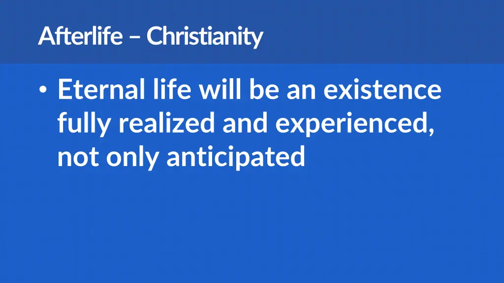 afterlife christianity 2