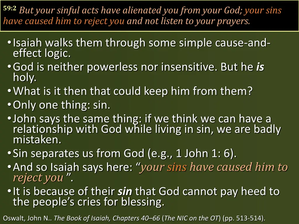 59 2 but your sinful acts have alienated you from 1