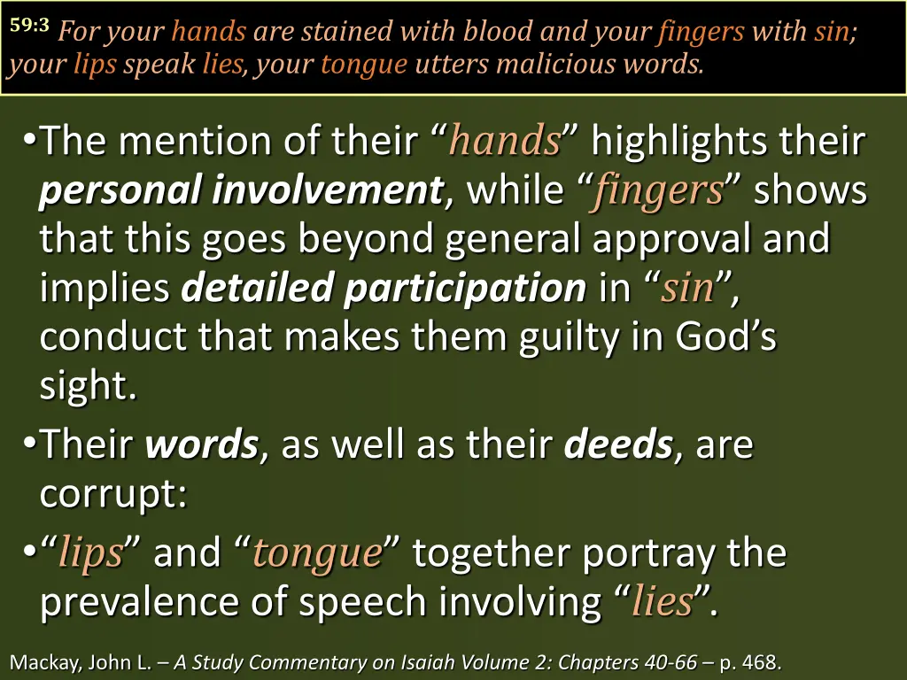 59 3 for your hands are stained with blood 1
