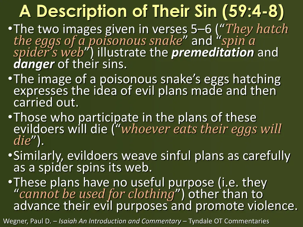 a description of their sin 59 4 8 the two images