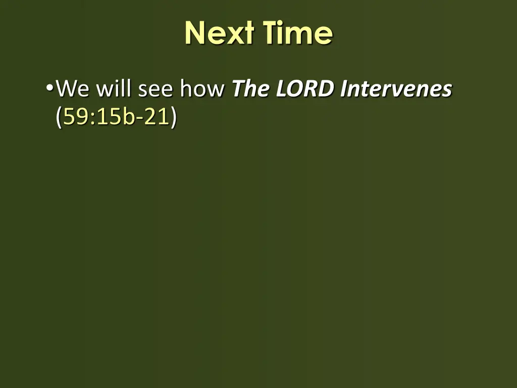 next time