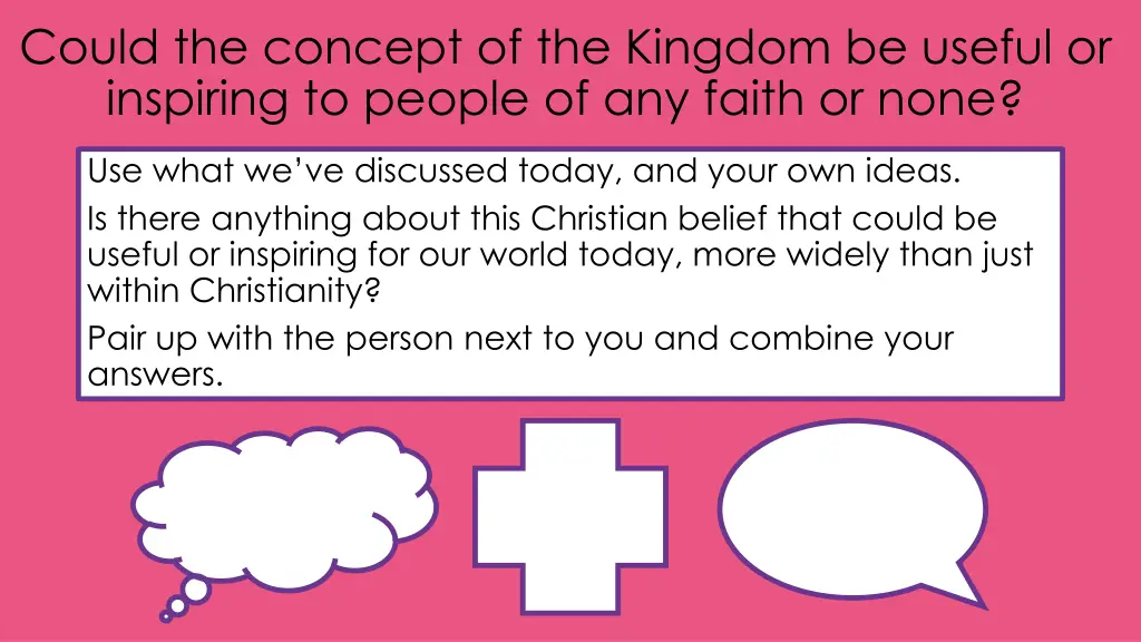 could the concept of the kingdom be useful