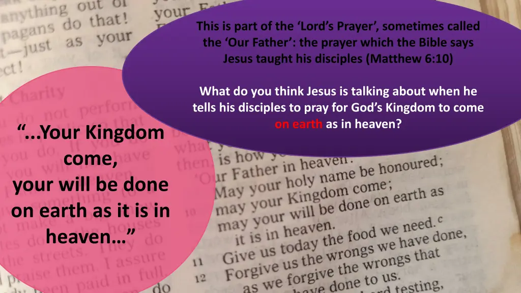 this is part of the lord s prayer sometimes