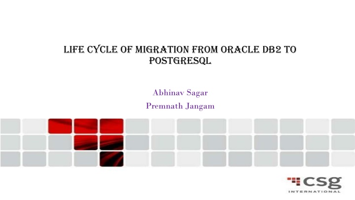 life cycle of migration from oracle
