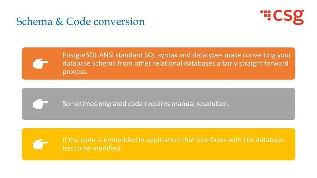 schema code conversion