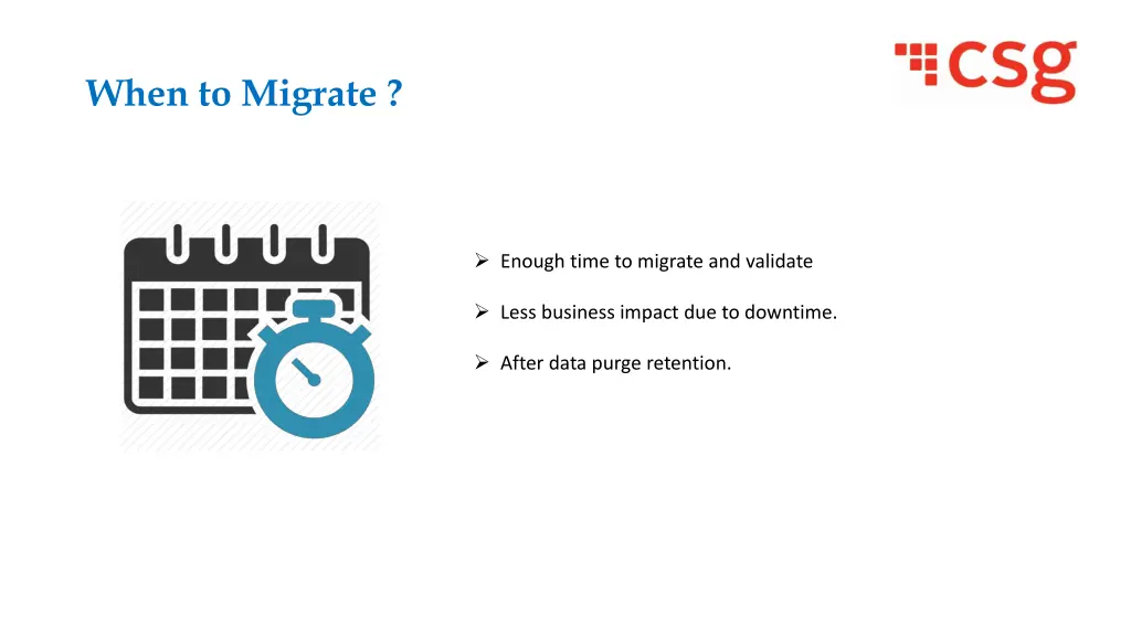 when to migrate