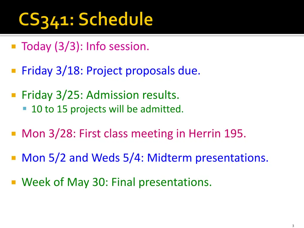 today 3 3 info session