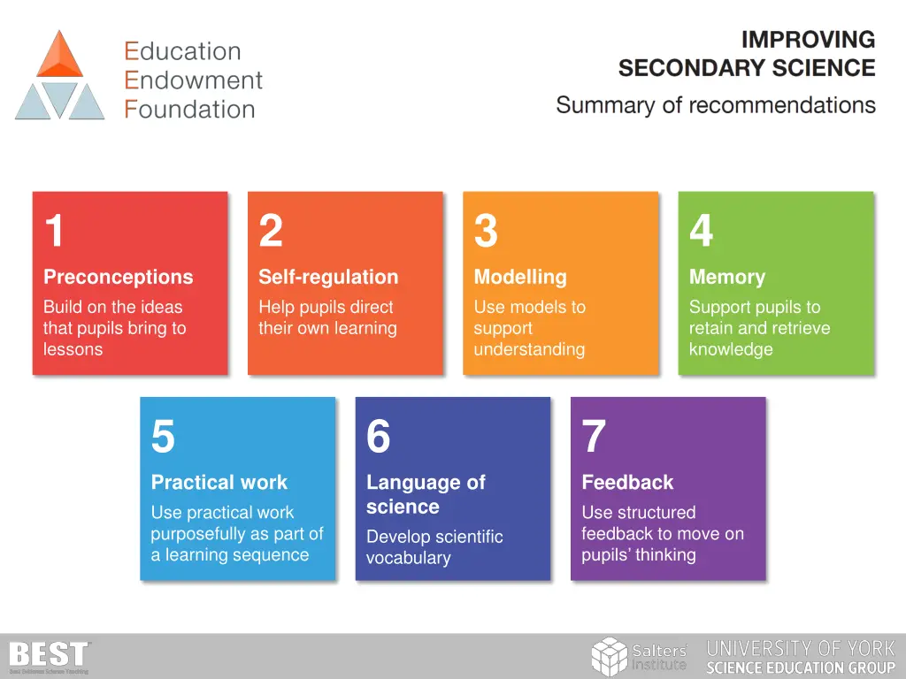 1 preconceptions build on the ideas that pupils