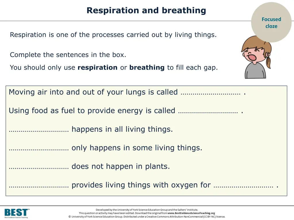 respiration and breathing