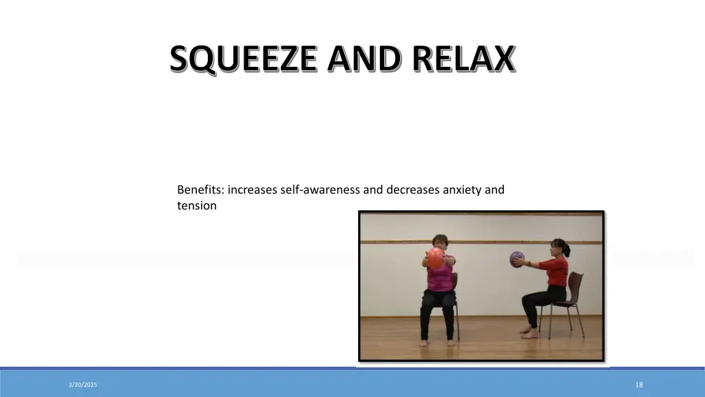 squeeze and relax