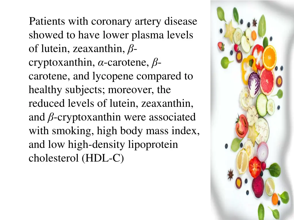 patients with coronary artery disease showed