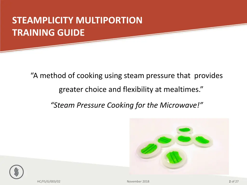 steamplicity multiportion training guide 1