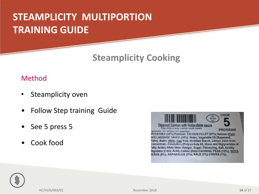 steamplicity multiportion training guide 11