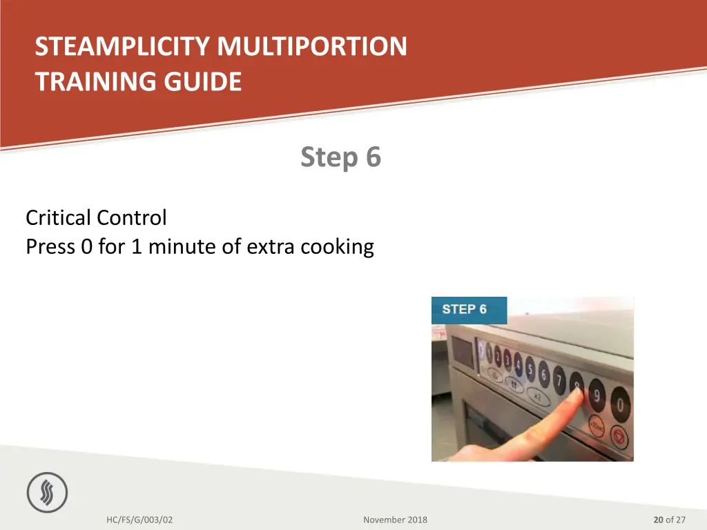 steamplicity multiportion training guide 17