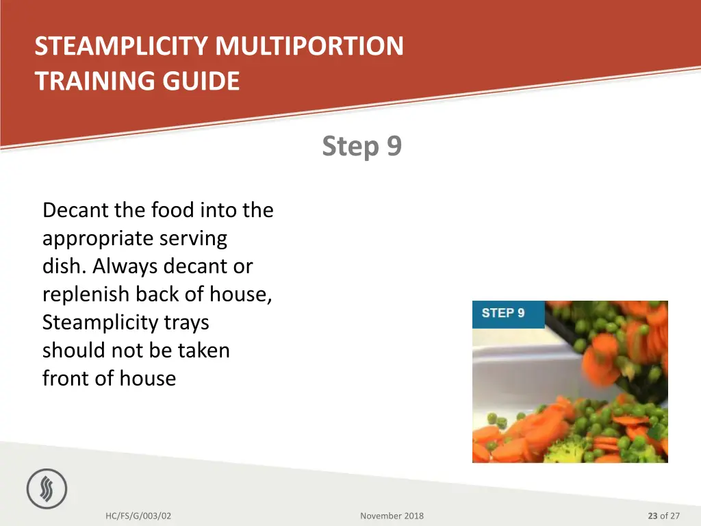 steamplicity multiportion training guide 20