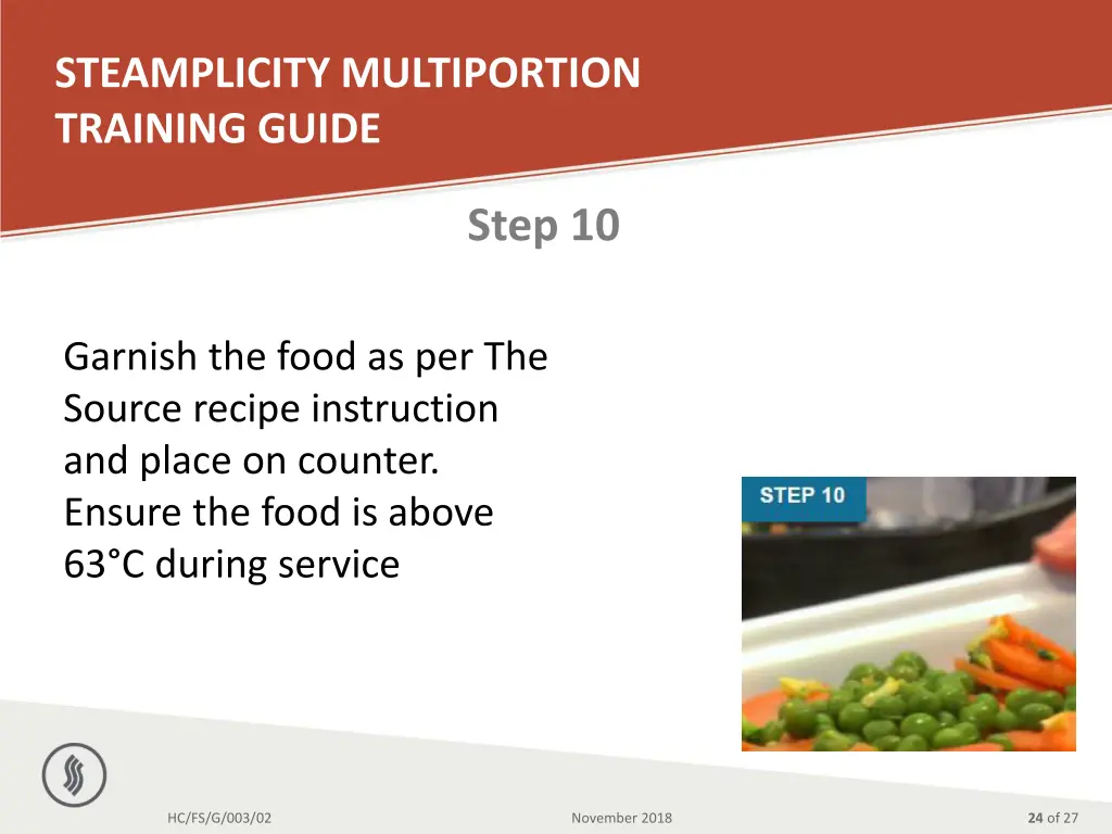 steamplicity multiportion training guide 21
