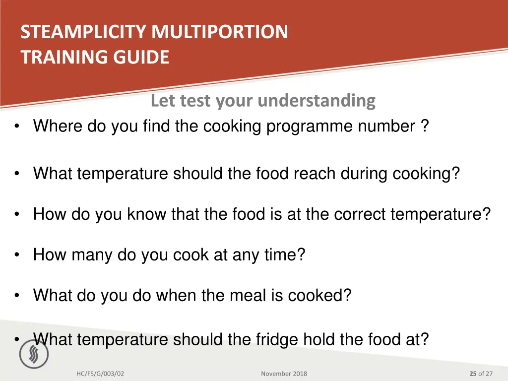 steamplicity multiportion training guide 22