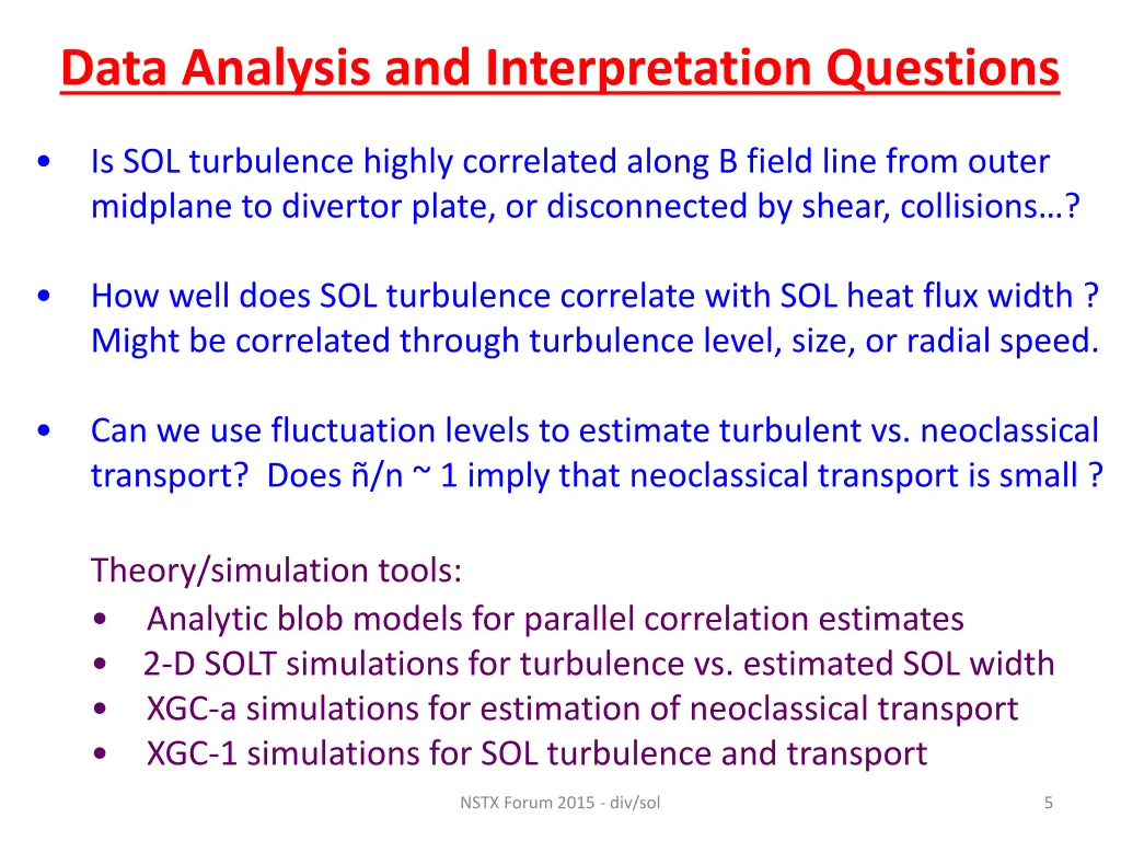data analysis and interpretation questions