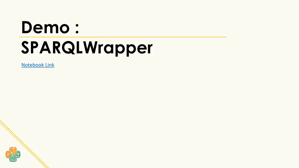 demo sparqlwrapper