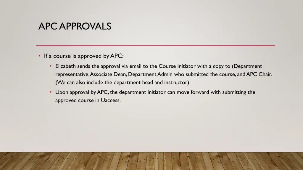 apc approvals
