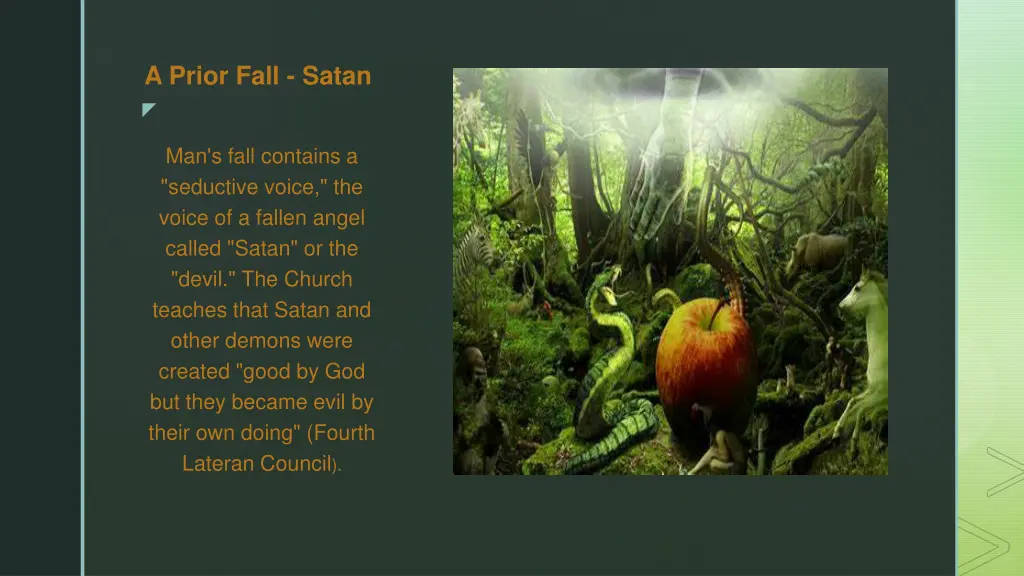 a prior fall satan