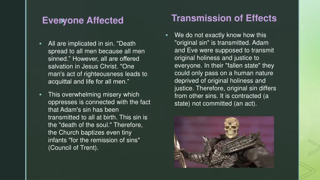 transmission of effects