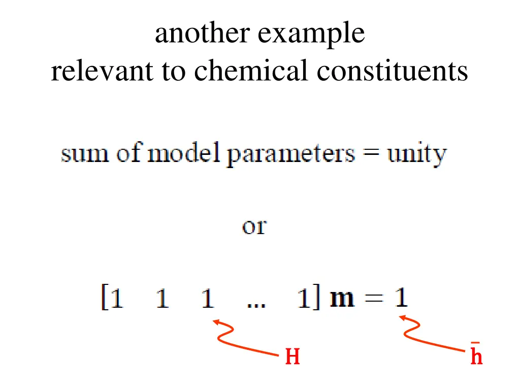 another example relevant to chemical constituents