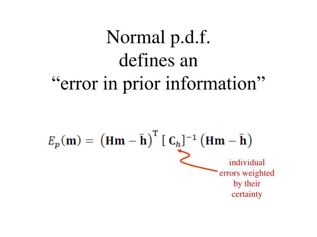 normal p d f defines an