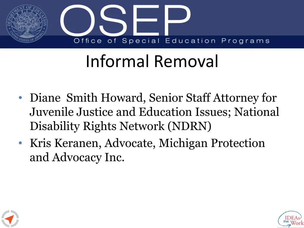 informal removal