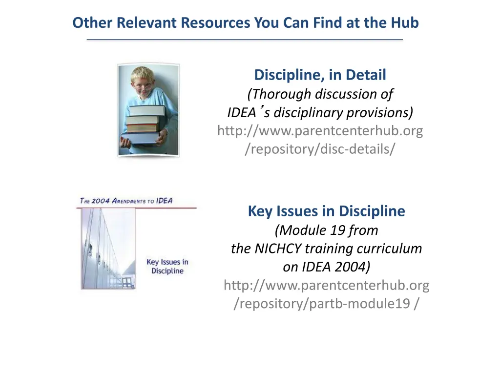 other relevant resources you can find at the hub