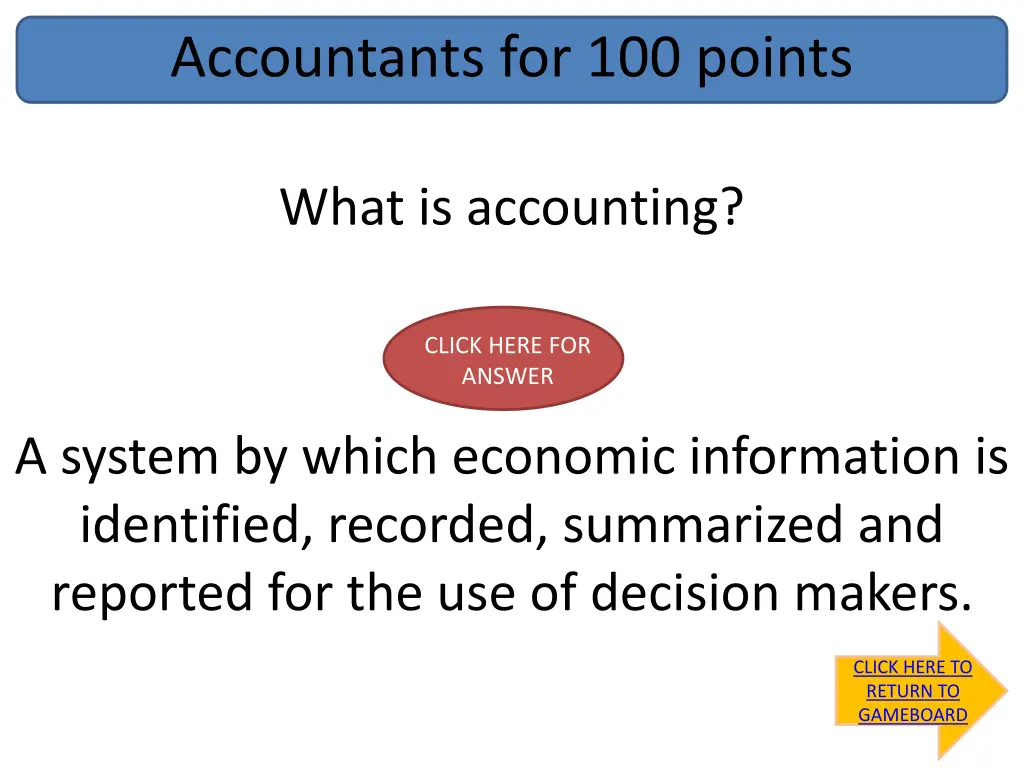 accountants for 100 points